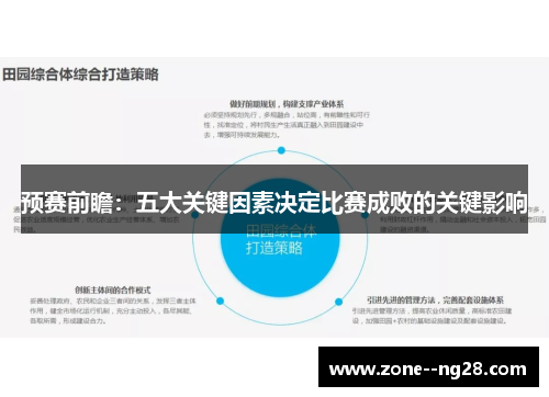 预赛前瞻:五大关键因素决定比赛成败的关键影响 预赛前瞻:五大关键因素决定比赛成败的关键影响